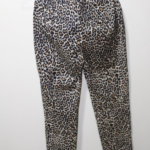 J. CREW WINNIE PANT Leopard Print Size 0 NWOT's - Picture 6 of 10
